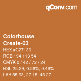 颜色代码: Colorhouse - Create-03 | qconv.com