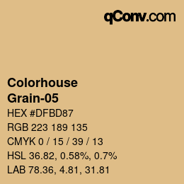 Código de color: Colorhouse - Grain-05 | qconv.com