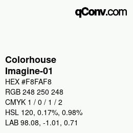 颜色代码: Colorhouse - Imagine-01 | qconv.com