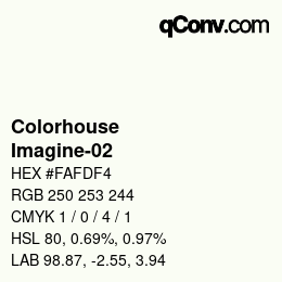 Farbcode: Colorhouse - Imagine-02 | qconv.com