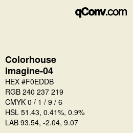 Código de color: Colorhouse - Imagine-04 | qconv.com