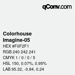 Farbcode: Colorhouse - Imagine-05 | qconv.com