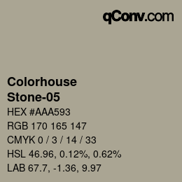 Código de color: Colorhouse - Stone-05 | qconv.com