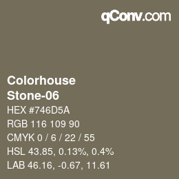 Farbcode: Colorhouse - Stone-06 | qconv.com