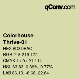 Código de color: Colorhouse - Thrive-01 | qconv.com