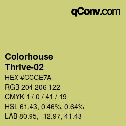 Farbcode: Colorhouse - Thrive-02 | qconv.com