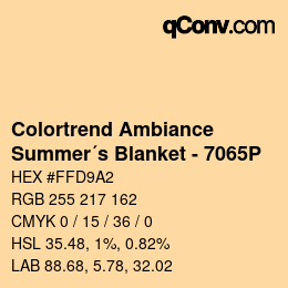 Color code: Colortrend Ambiance - Summer´s Blanket - 7065P | qconv.com