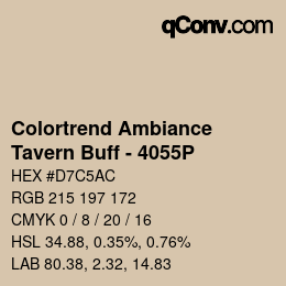Code couleur: Colortrend Ambiance - Tavern Buff - 4055P | qconv.com