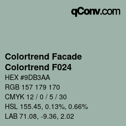 Código de color: Colortrend Facade - Colortrend F024 | qconv.com