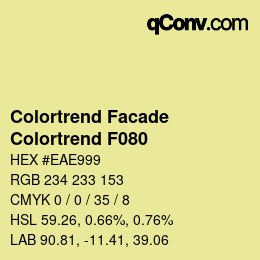 カラーコード: Colortrend Facade - Colortrend F080 | qconv.com