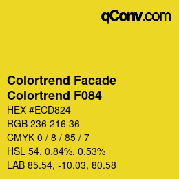 Código de color: Colortrend Facade - Colortrend F084 | qconv.com