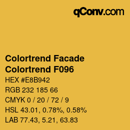 カラーコード: Colortrend Facade - Colortrend F096 | qconv.com