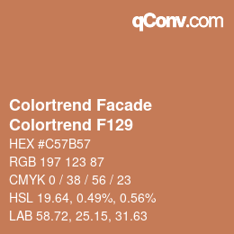 カラーコード: Colortrend Facade - Colortrend F129 | qconv.com