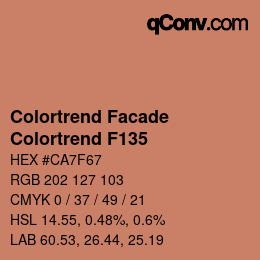 Color code: Colortrend Facade - Colortrend F135 | qconv.com