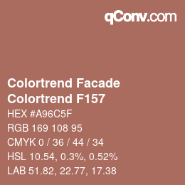 Código de color: Colortrend Facade - Colortrend F157 | qconv.com