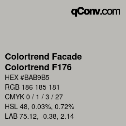 カラーコード: Colortrend Facade - Colortrend F176 | qconv.com