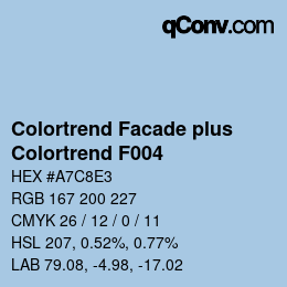 カラーコード: Colortrend Facade plus - Colortrend F004 | qconv.com