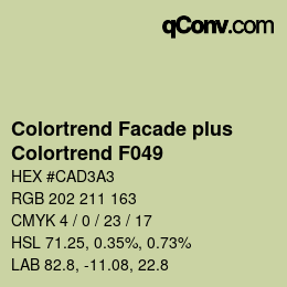 カラーコード: Colortrend Facade plus - Colortrend F049 | qconv.com