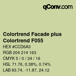 Farbcode: Colortrend Facade plus - Colortrend F055 | qconv.com