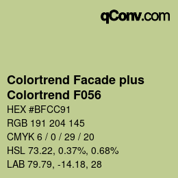カラーコード: Colortrend Facade plus - Colortrend F056 | qconv.com
