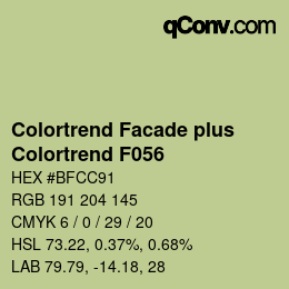 カラーコード: Colortrend Facade plus - Colortrend F056 | qconv.com