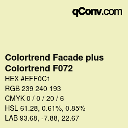 カラーコード: Colortrend Facade plus - Colortrend F072 | qconv.com