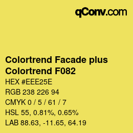 カラーコード: Colortrend Facade plus - Colortrend F082 | qconv.com