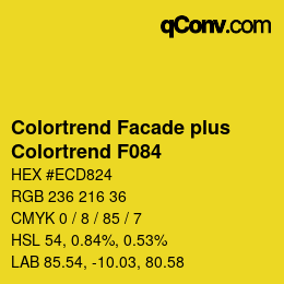 Color code: Colortrend Facade plus - Colortrend F084 | qconv.com