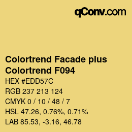 Código de color: Colortrend Facade plus - Colortrend F094 | qconv.com