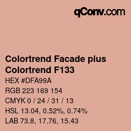 カラーコード: Colortrend Facade plus - Colortrend F133 | qconv.com