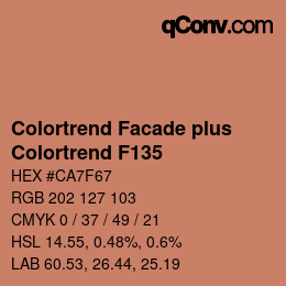 Code couleur: Colortrend Facade plus - Colortrend F135 | qconv.com