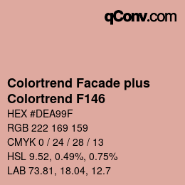 Farbcode: Colortrend Facade plus - Colortrend F146 | qconv.com