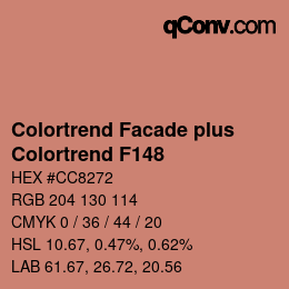 Farbcode: Colortrend Facade plus - Colortrend F148 | qconv.com