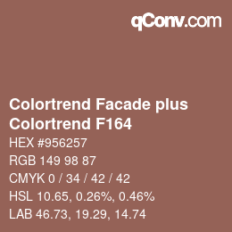 Farbcode: Colortrend Facade plus - Colortrend F164 | qconv.com