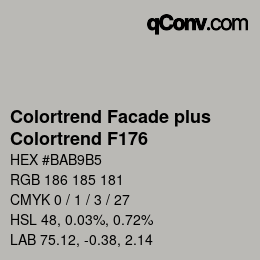 Farbcode: Colortrend Facade plus - Colortrend F176 | qconv.com