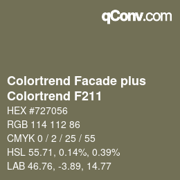 Farbcode: Colortrend Facade plus - Colortrend F211 | qconv.com