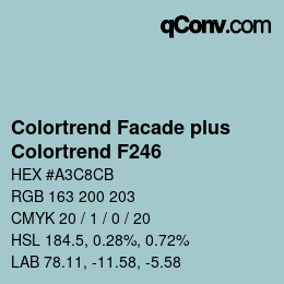 Farbcode: Colortrend Facade plus - Colortrend F246 | qconv.com