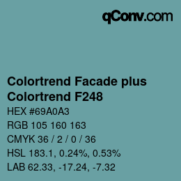 Farbcode: Colortrend Facade plus - Colortrend F248 | qconv.com