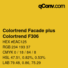 Farbcode: Colortrend Facade plus - Colortrend F306 | qconv.com