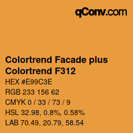 Farbcode: Colortrend Facade plus - Colortrend F312 | qconv.com