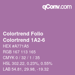 カラーコード: Colortrend Folio - Colortrend 1A2-6 | qconv.com