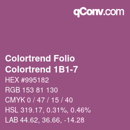 カラーコード: Colortrend Folio - Colortrend 1B1-7 | qconv.com