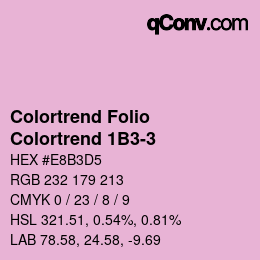 カラーコード: Colortrend Folio - Colortrend 1B3-3 | qconv.com