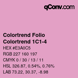 Código de color: Colortrend Folio - Colortrend 1C1-4 | qconv.com