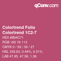 カラーコード: Colortrend Folio - Colortrend 1C2-7 | qconv.com