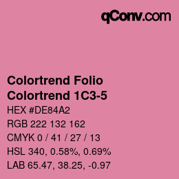 カラーコード: Colortrend Folio - Colortrend 1C3-5 | qconv.com