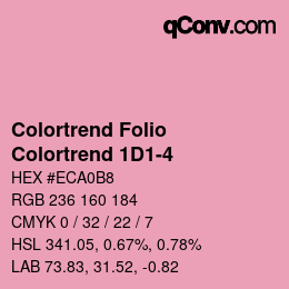 Farbcode: Colortrend Folio - Colortrend 1D1-4 | qconv.com