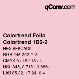 Código de color: Colortrend Folio - Colortrend 1D2-2 | qconv.com