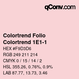 カラーコード: Colortrend Folio - Colortrend 1E1-1 | qconv.com