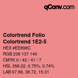 カラーコード: Colortrend Folio - Colortrend 1E2-5 | qconv.com